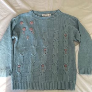 Robins Blue Vintage Sweater